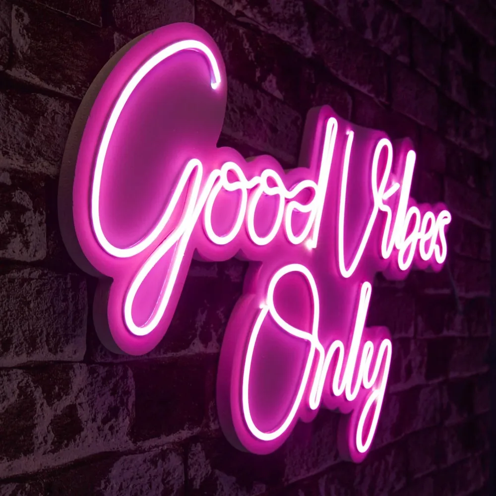 Good Vibes Only 2 Wandleuchte - Rosa – Image 2