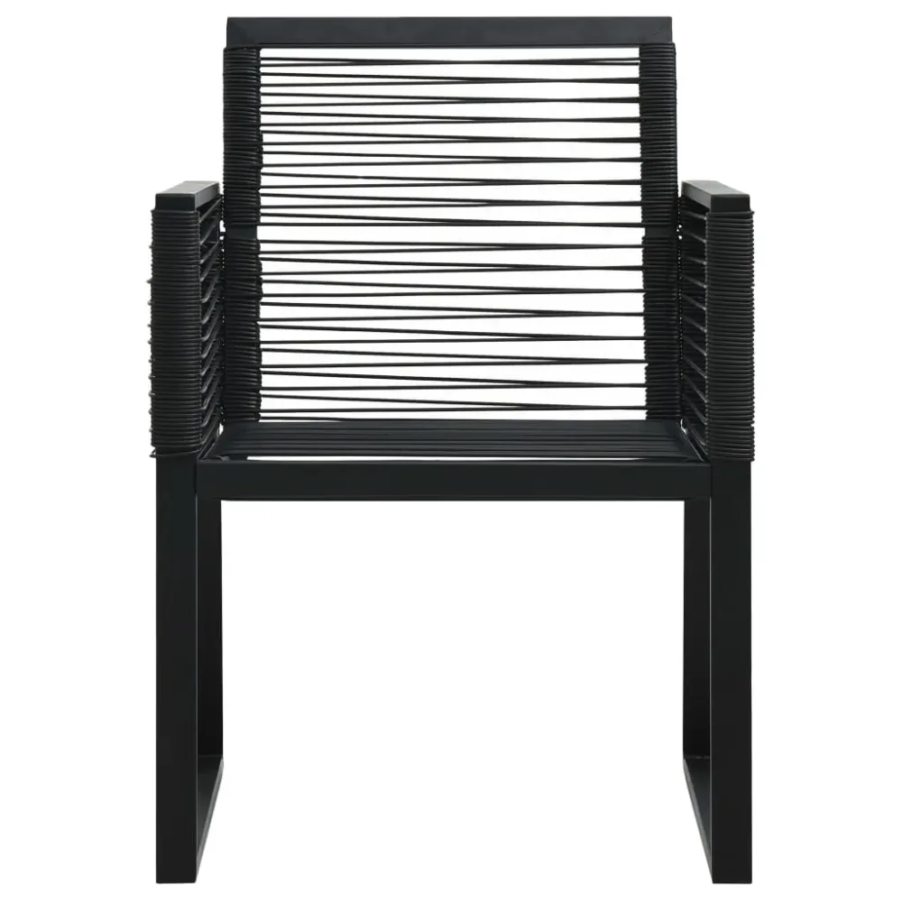 Outdoor Chair | Set of 2 | Minimalistic | Garden Chairs | Rectangular – Image 3
