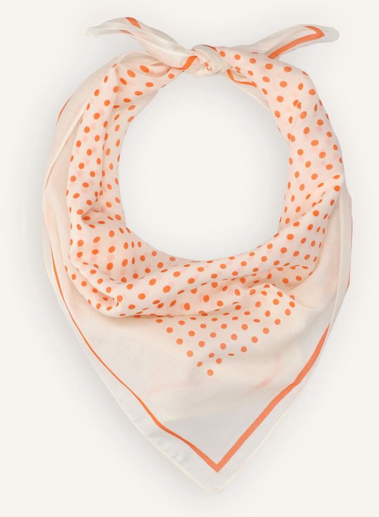 Notre-V Astrid Large Foulards Femme - Orange - Taille UNIQUE