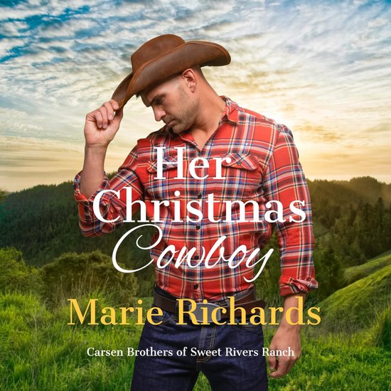 Her Christmas Cowboy - A Sweet Clean Marriage of Convenience Western RomanceLivre audio