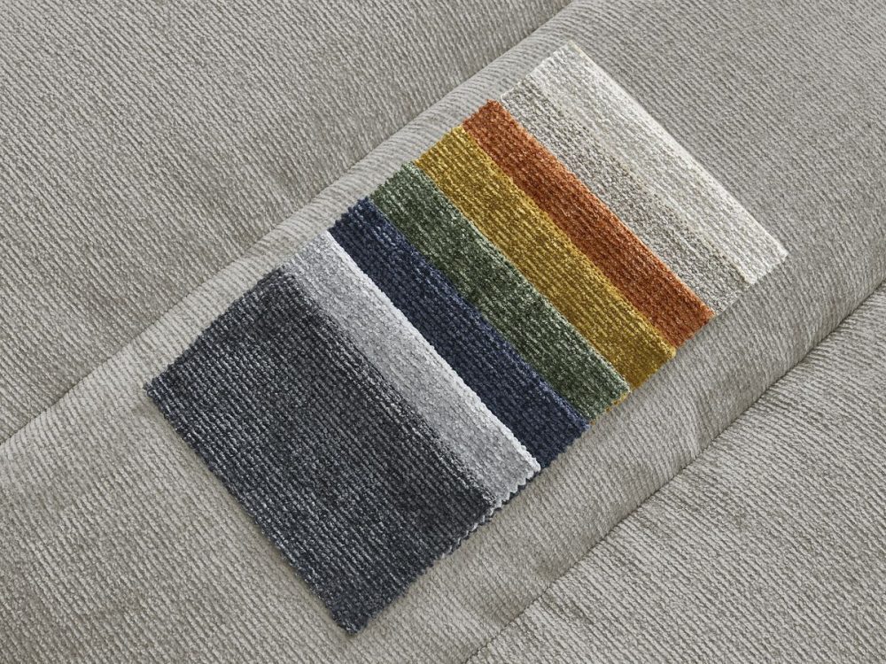 Canape d'angle fixe SIERRA tissu texture – Image 3