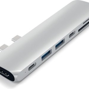 Satechi ST-CMBPS, USB 3.2 Gen 1 (3.1 Gen 1) Type-C, Argent, MicroSD (TransFlash), SD, HDMI, USB 3.2 Gen 1 (3.1 Gen 1) Type-A, USB 3.2 Gen 1 (3.1 Gen 1) Type-C, Aluminium, 114,3 mm Satechi ST-CMBPS, USB 3.2 Gen 1 (3.1 Gen 1) Type-C, Argent, MicroSD (TransFlash), SD, HDMI, USB 3.2 Gen 1 (3.1 Gen 1) Type-A, USB 3.2 Gen 1 (3.1 Gen 1) Type-C, Aluminium, 114,3 mm