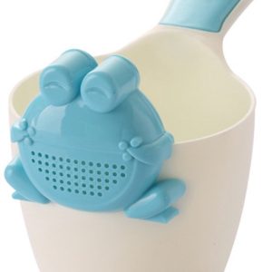 Gobelet de rinçage pour shampoing – Gobelet de rinçage pour le bain pour les cheveux et le corps – Arrosoir pour le bain – Bleu