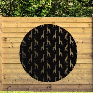 Motifs de cercles de jardin – Animaux – Goud – Girafe – 150×150 cm – Affiche de jardin ronde – Extérieur Motifs de cercles de jardin – Animaux – Goud – Girafe – 150×150 cm – Affiche de jardin ronde – Extérieur