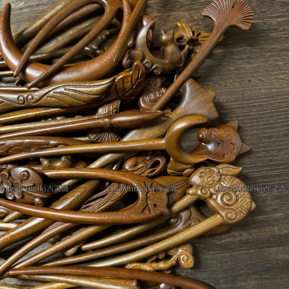 PF193 - Lacewood Hair Sticks - Wholesale – Image 3