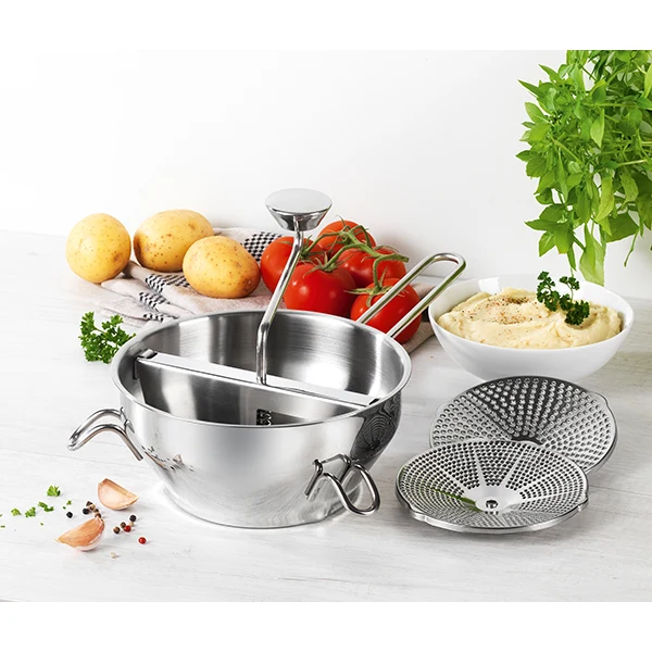 Moulin à légumes inox 3 grilles KC.MOUL-21.3 Kitchen Chef Professional – Image 2