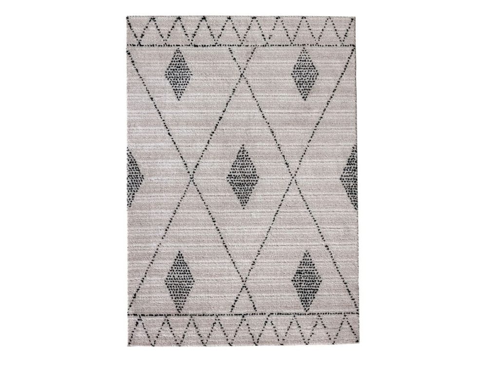 Tapis poils ras RAYA motif berbere
