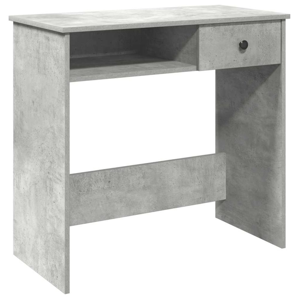 Desk Concrete Grey 80x40x75 cm Engineered Wood – Image 2