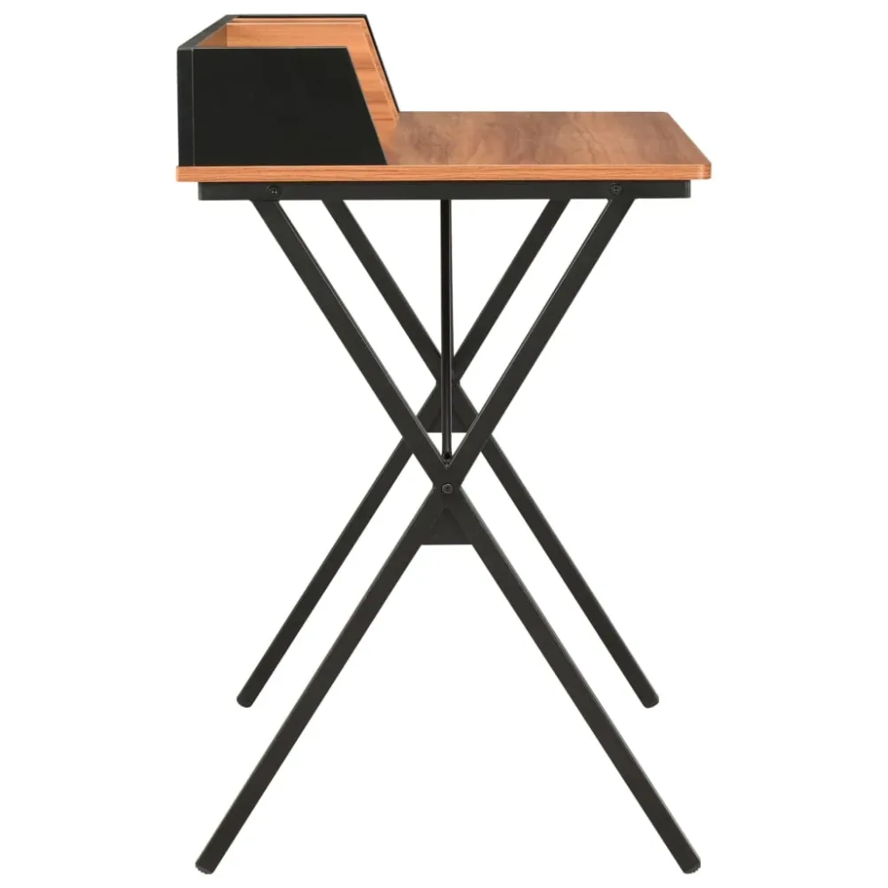 Desk Black and Brown 80x50x84 cm – Image 3