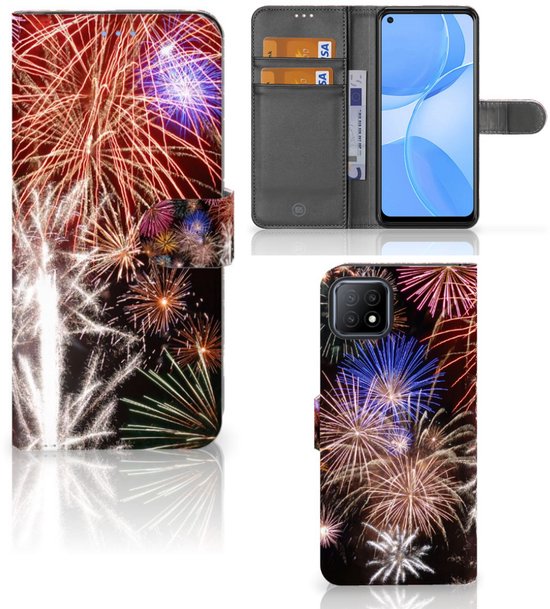 Housse avec Fermeture magnétique OPPO A73 5G Coque de téléphone personnalisé Cadeaux de Noël