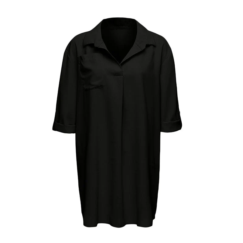Chemise de protection solaire de plage à col en V – Image 2