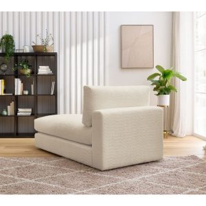 Meridienne pour canape modulable PARIS tissu bouclette Meridienne pour canape modulable PARIS tissu bouclette