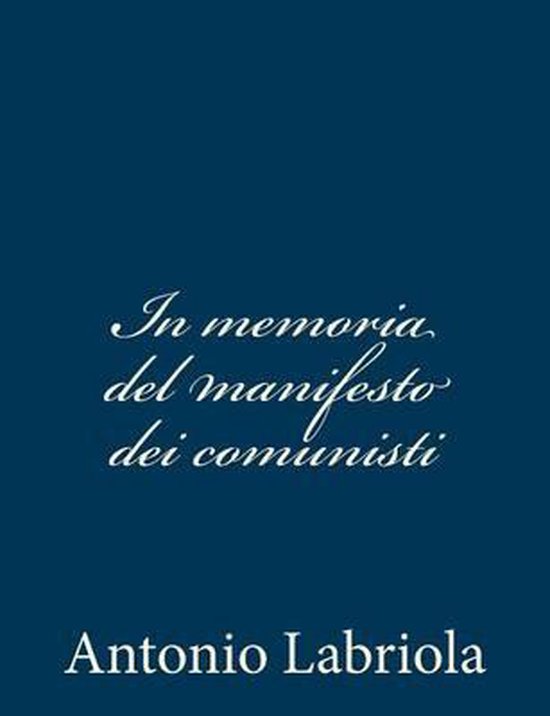 In memoria del manifesto dei comunisti