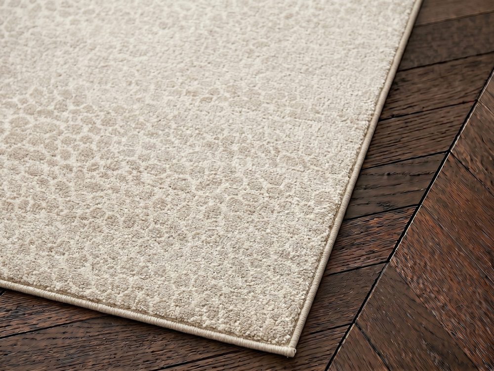 Tapis poils ras GISO motif abstrait – Image 3
