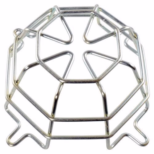 Grille de protection pour détecteur autonome fumée chrome – Image 3