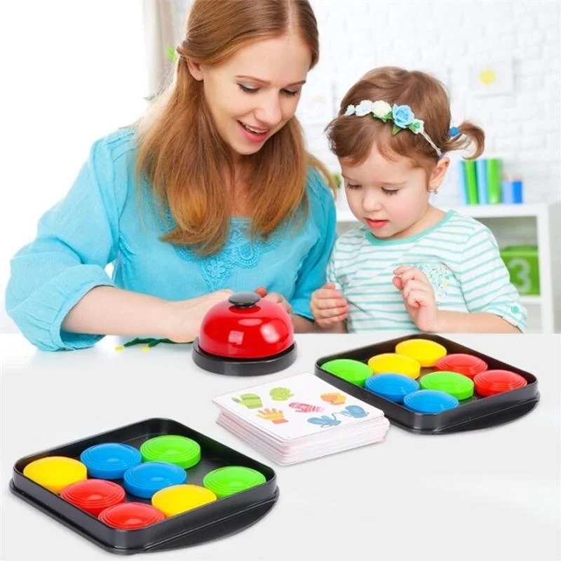 Jouet de Table à Pousser Jeu de Société Interactif – Image 2