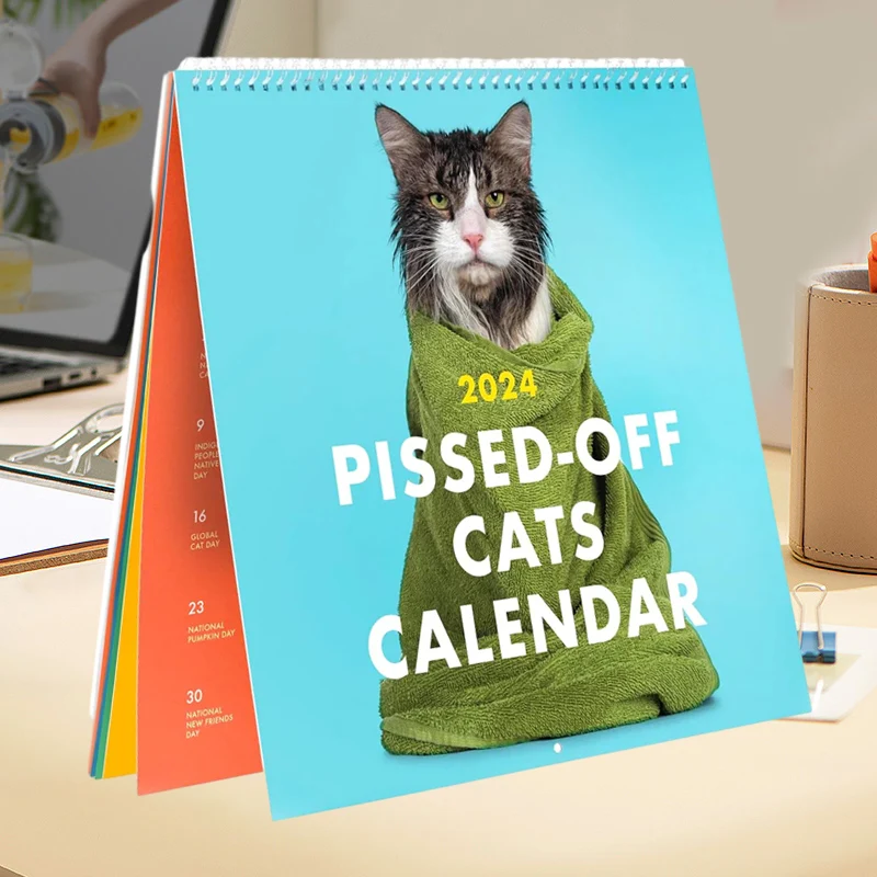 😸2024 Calendrier des chats énervés – Image 2