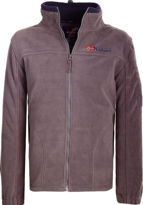 Geographical Norway Cardigan Polaire Homme Grijs Tamazonie
