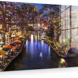 Le centre de San Antonio dans l’état du Texas la nuit Plexiglas 60×40 cm – Tirage photo sur verre (décoration murale en plexiglas) Le centre de San Antonio dans l’état du Texas la nuit Plexiglas 60×40 cm – Tirage photo sur verre (décoration murale en plexiglas)