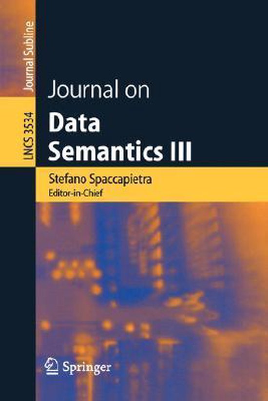 Journal of Data Semantics III v. 3