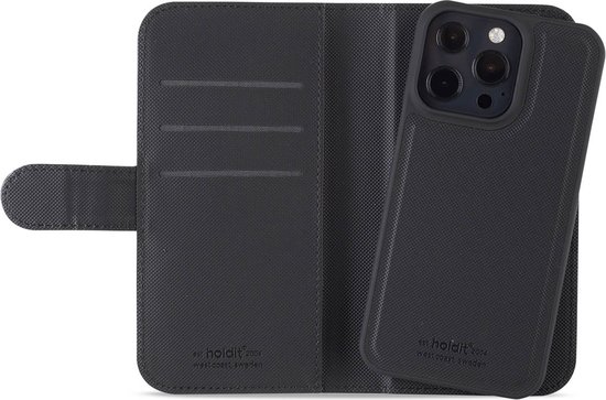 HoldIt Wallet Case Magnet coque de protection pour téléphones portables 17 cm (6.7") Étui avec portefeuille Noir