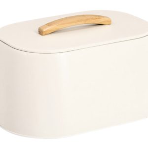 ZELLER Brotkasten Metall Gummibaum creme 33.5×23.5×18.3 cm ZELLER Brotkasten Metall Gummibaum creme 33.5×23.5×18.3 cm