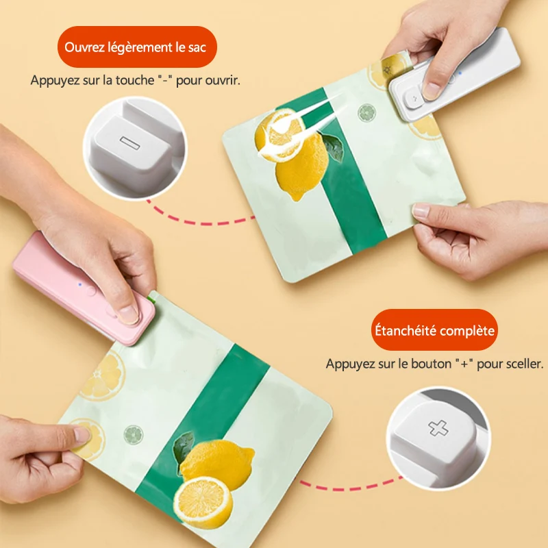 Mini scellant portable rechargeable – Image 3