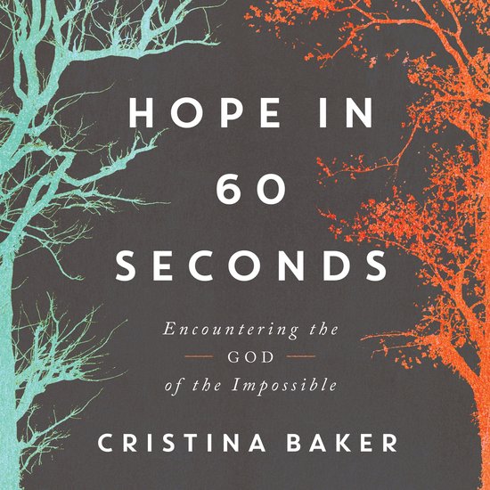 Hope in 60 SecondsLivre audio Encountering the God of the Impossible Hope in 60 SecondsLivre audio Encountering the God of the Impossible