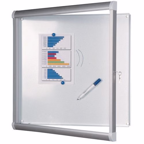 Vitrine d&rsquo;extérieur à porte battante Leader