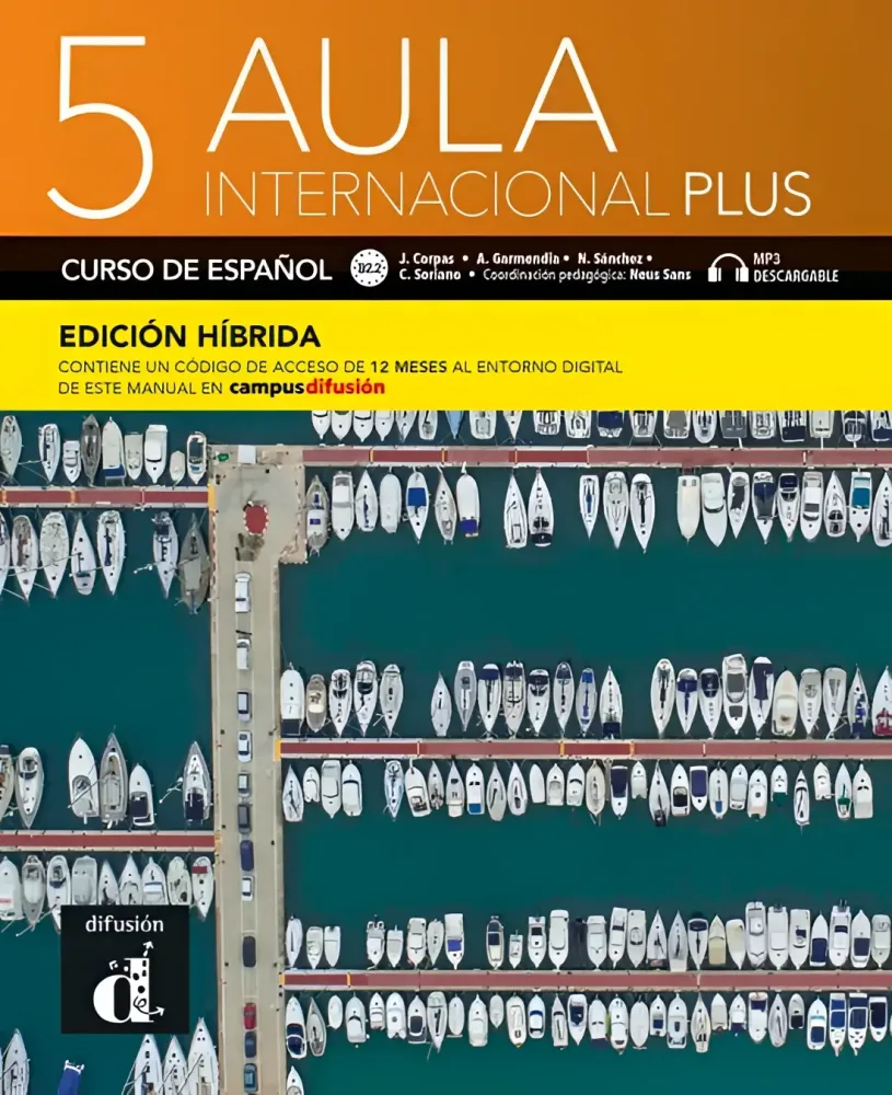 Aula internacional plus 5 - edicion hibrida - libro del alumno b2.2 + mp3