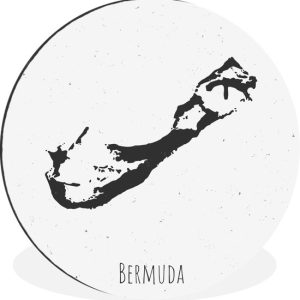 Illustration Zwart et blanc des Bermudes sur fond poussiéreux Cercle mural aluminium ⌀ 120 cm – tirage photo sur cercle mural / cercle vivant / cercle de jardin (décoration murale) Illustration Zwart et blanc des Bermudes sur fond poussiéreux Cercle mural aluminium ⌀ 120 cm – tirage photo sur cercle mural / cercle vivant / cercle de jardin (décoration murale)
