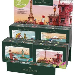 Feutres de dessin Faber Castell Pitt Artist Pen Brush, 8 ensembles disponibles. Villes : New York , Paris , Londres, Sydney.