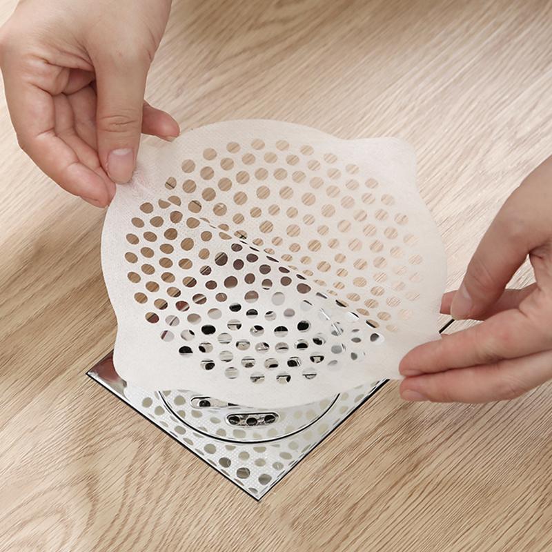 Autocollant Jetable Anti-Colmatage de Drain de Plancher Autocollant Jetable Anti-Colmatage de Drain de Plancher