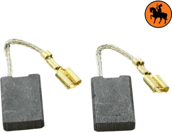 Jeu de balais de charbon pour coupeuse / scie Skil 9777 AB - 6,3x16x22mm