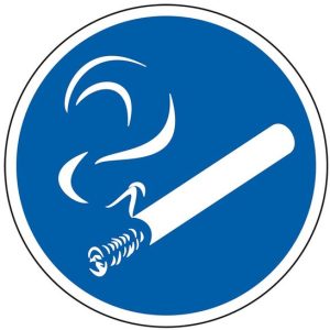 Panneau de droit de fumer – plastique 400 mm Panneau de droit de fumer – plastique 400 mm