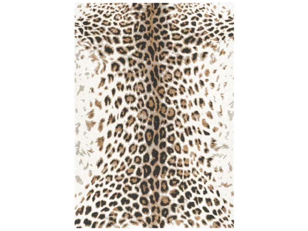 Tapis poils ras MERYL motif leopard – Image 3