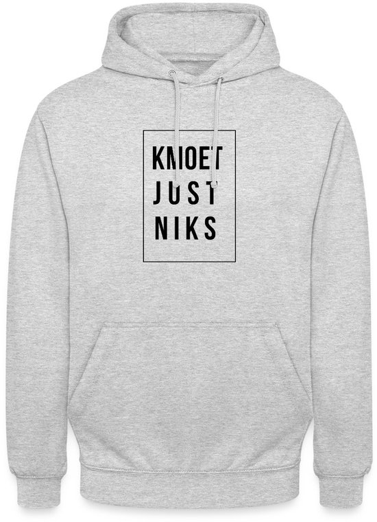 Je n'ai rien à faire. | Sweat à capuche Antwerp Dialectkledij Unisex