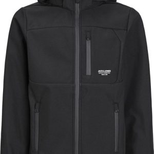 JACK&JONES JUNIOR JJTHEO SOFTSHELL JACKET NOOS JNR Garçons – Noir JACK&JONES JUNIOR JJTHEO SOFTSHELL JACKET NOOS JNR Garçons – Noir