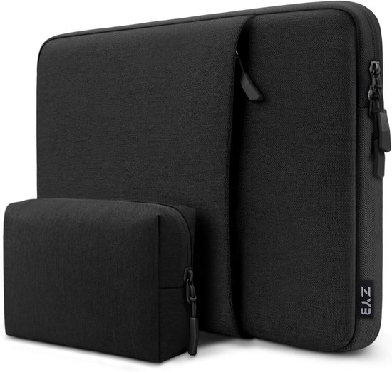 Housse de laptop 15,6 pouces, étui étanche, sacoche pour laptop, 15,6 pour ordinateur portable 15 pouces, Lenovo, Thinkpad, HP, Acer, Dell, Surface laptop, 2025-2019, MacBook Pro 16, M4-M1, noir
