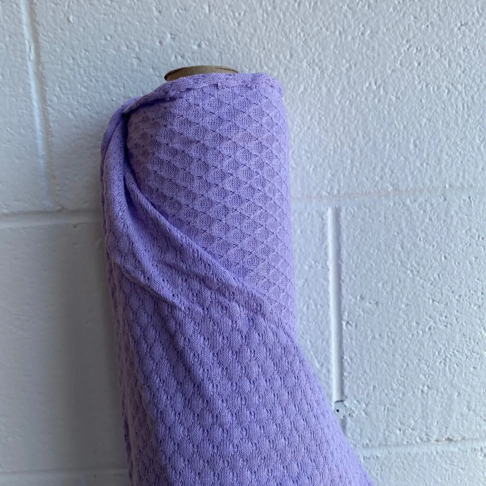 Tricot texturé – Lilas Tricot texturé – Lilas