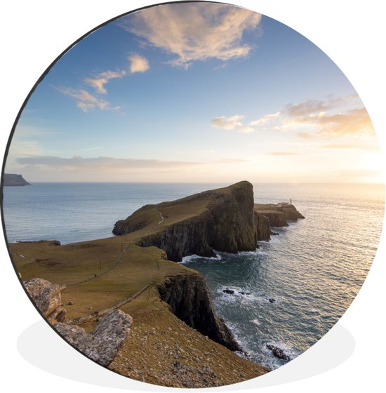 Jetée naturelle sur l'Ecosse Wall cercle aluminium