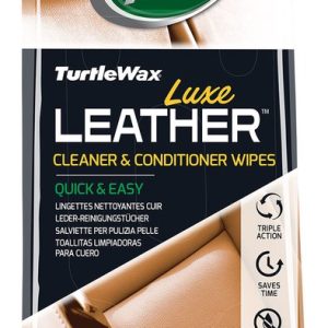 Lingettes pour cuir de Luxe Turtle Wax – 24 pièces Lingettes pour cuir de Luxe Turtle Wax – 24 pièces