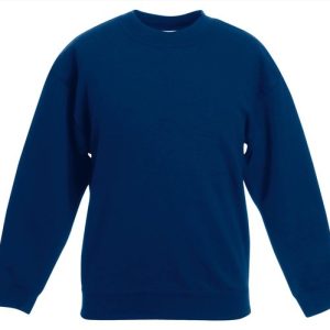 Fruit of the Loom – Set Classic Kinder – En pull – Blauw – 98-104