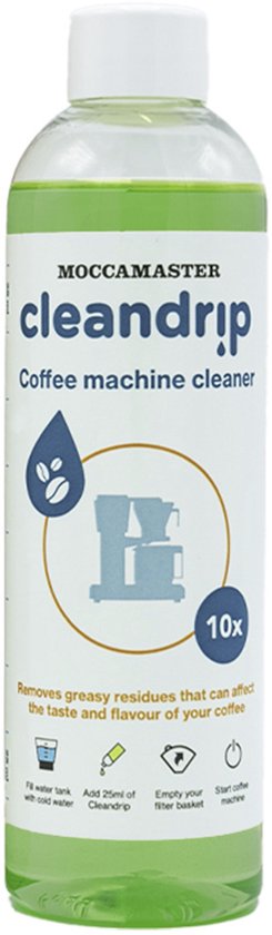 Moccamaster - Cleandrip (cleandrop) - Cleaner pour machines à Coffee (pour machines à café à filtre et méthodes de préparation manuelles)