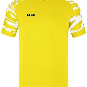 JAKO Chemise Wild Manches Courtes Citroen- Wit Taille M