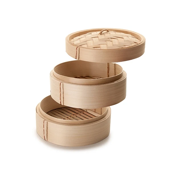 Cuiseur vapeur bambou 2 niveaux Ibili – Image 2