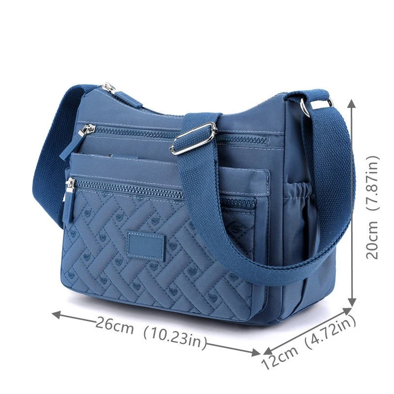 Sac messager à bandoulière en nylon – Image 3