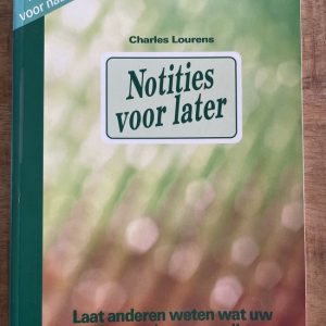 Notities voor later