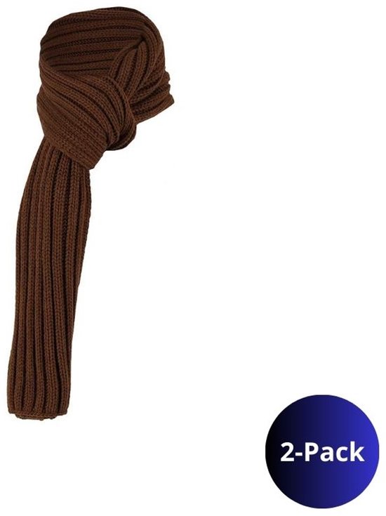 Morethansocks - Écharpe en grosse maille pour homme - Fashion - Lot de 2 - Taille unique