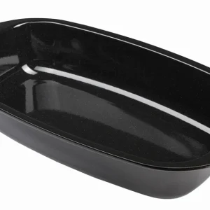 Brotbackform Emaille, L 32cm